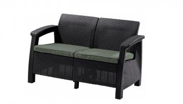 Modern sofa Corfu love seat - hnd