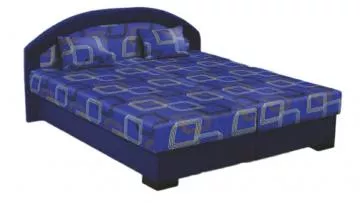 Manelsk postel LENKA s lonm prostorem - modr