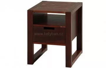 Rhino noční stolek, varianta brown