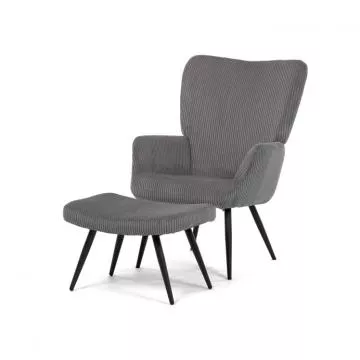 Relaxační křeslo s podnožkou AK-L7285 - Grey6
