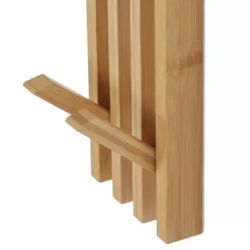 Nástěnný věšák z masivního bambusu DR-B025