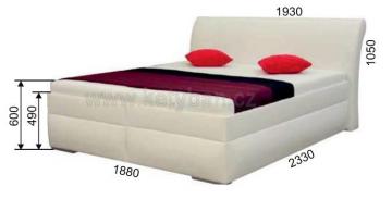 Impozantní postel Maneta