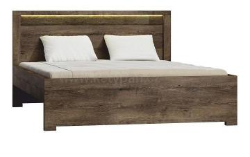 Dřevěná postel Infinity jasan tmavý