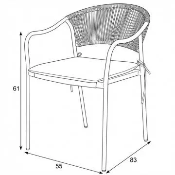 Zahradn� �idle AZC-L1352 - Grey