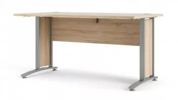 Psací stůl Office 80400/35 - dub sonoma/silver grey