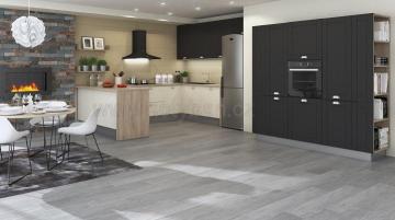 Plnovan kuchyn Rut ed onyx - cement - magnolia