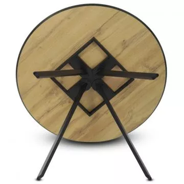 Jídelní kulatý stůl HT-R5010 oak