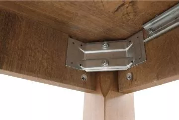 Jdeln stl, rozkldac, dub lefkas tmav, 160-203x90 cm, MONTANA STW