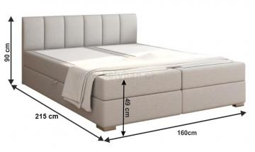 Čalouněná postel Riana 200x160 cm