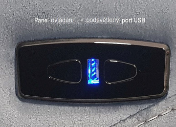Křeslo polohovací NUTE VELVET ? společný detail
