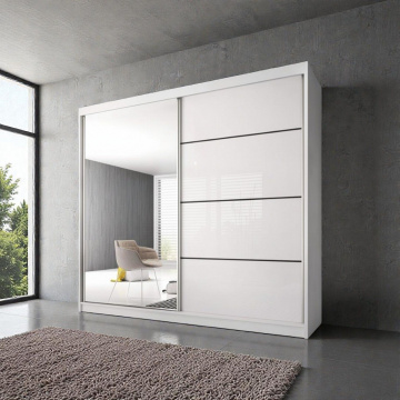 Šatní skříň MULTI 35, 203 cm (M) ? bílá