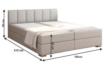 Čalouněná postel Riana 200x180 cm