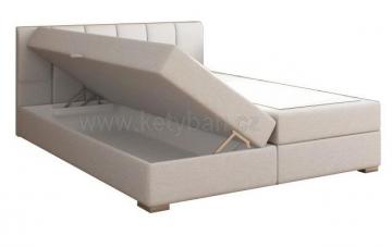 Čalouněná postel Riana 200x180 cm, světle šedá