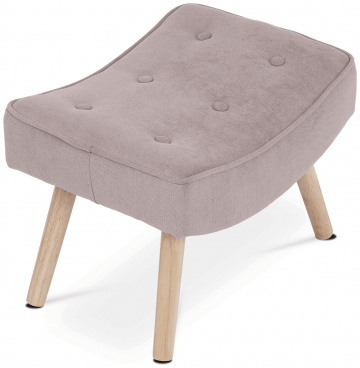 Podnožka, růžová, látka, AK-301P PINK2 ? Růžová