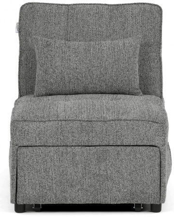 Rozkládací křeslo, šedá, látka, ASB-C3210 GREY2 ? Šedá