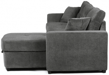 Rohová sedací souprava, šedá látka, ASB-C3990 GREY2 ? Šedá