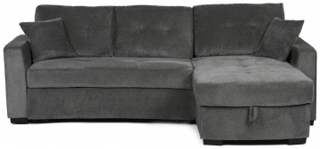 Rohová sedací souprava, šedá látka, ASB-C3990 GREY2 ? Šedá