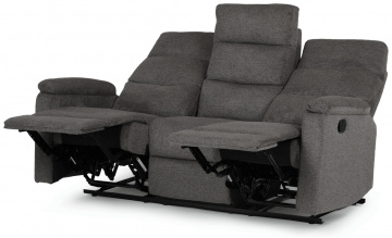 Sedac� souprava, polohovac�, �ed�, l�tka, ASD-C5980 GREY2 ? �ed�