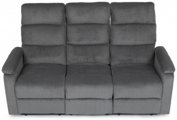 Sedací souprava, polohovací, šedá, manšestrová látka, ASD-C5981 GREY6 ? Šedá