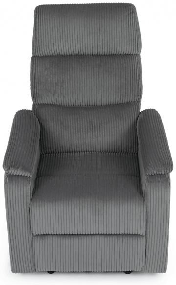 Sedací souprava, polohovací, šedá, manšestrová látka, ASD-C5981 GREY6 ? Šedá
