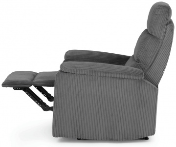 Sedací souprava, polohovací, šedá, manšestrová látka, ASD-C5981 GREY6 ? Šedá