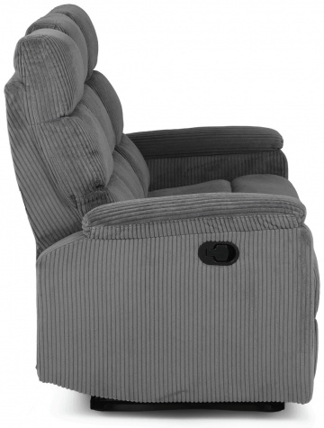 Sedací souprava, polohovací, šedá, manšestrová látka, ASD-C5981 GREY6 ? Šedá