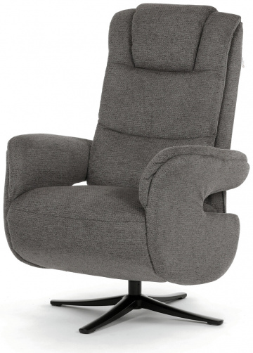 Polohovac� k�eslo, elektrick� zabudovan� ovl�d�n�, �ed�, l�tka, TV-C5590 GREY2 ? �ed�