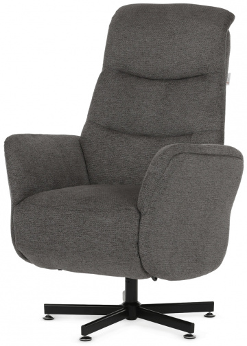 Polohovac� k�eslo, elektrick� zabudovan� ovl�d�n�, �ed�, l�tka, TV-C5479 GREY2 ? �ed�