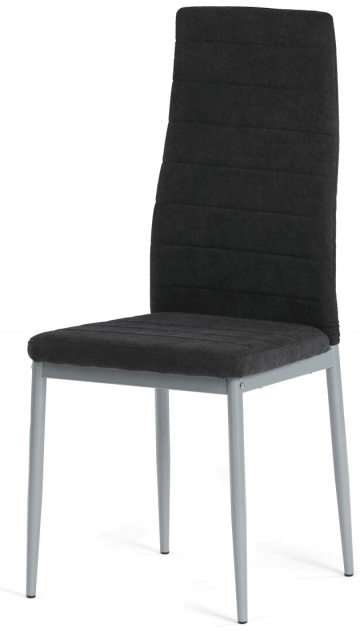 Jídelní židle, černá, látka, DCL-V5031 BK2 ? Černá