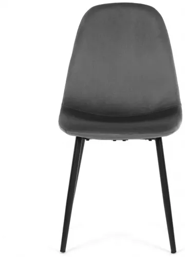 Jídelní židle, šedá, sametová látka, CT-V2971 GREY4 ? Šedá