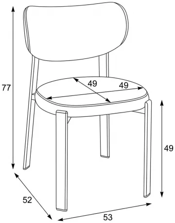 Jídelní židle, bílá, látka, HC-L3125 OAK ? Bílá