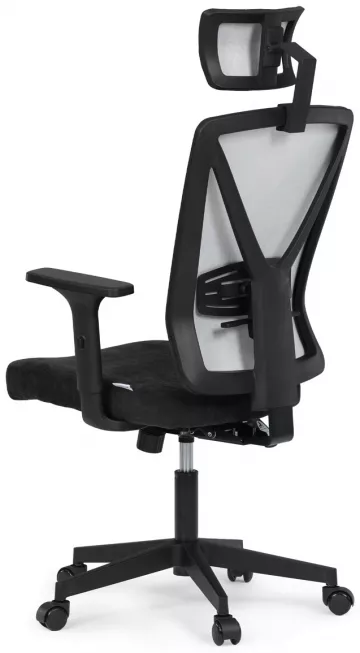 Kancelářská židle, houpací mechanismus, černá látka, KA-W3137 BK ? Černá