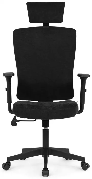 Kancelářská židle, houpací mechanismus, černá látka, KA-W3137 BK ? Černá