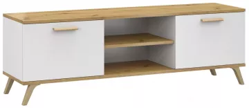 TV stolek Roky 01 b�l�/dub artisan