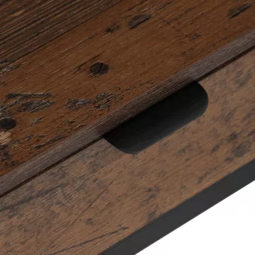 Konferenční stolek se zvedací deskou 100x50x48cm, mdf, old wood, CT-I1201 OLW2 ? Hnědá