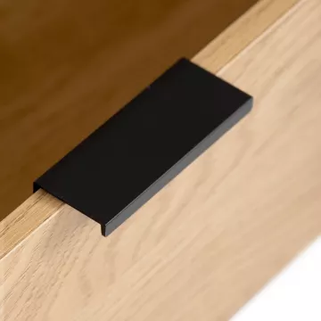 Odkládací stolek 80x28x77cm, mdf, divoký dub, CT-G1077 OAK ? Přírodní