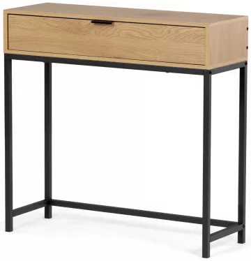 Odkládací stolek 80x28x77cm, mdf, divoký dub, CT-G1077 OAK ? Přírodní
