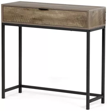 Odkl�dac� stolek 80x28x77cm, mdf, �ed� dub, CT-G1077 GREY ? �ed�