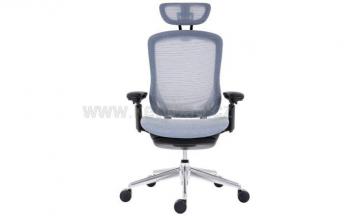 Moderní kancelářská židle Bat net PDH footrest grey