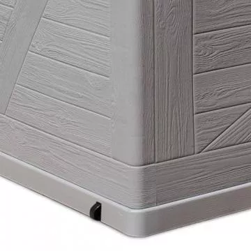 WOOD zahradn plastov lon box 420 L - svtle ed