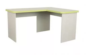 Univerzln rohov psac stl CASPER - creme/zelen