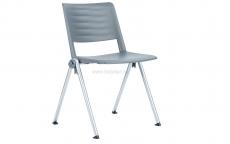 Konferenční židle 2200 Rave P šedý lak, šedý plast
