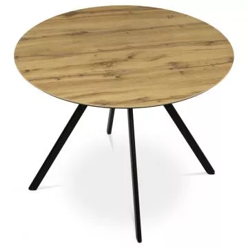 Jídelní kulatý stůl HT-R5010 oak