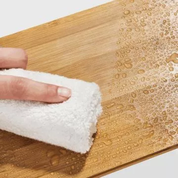 Poli�ka, bambus / b�l� - AUK-E1002