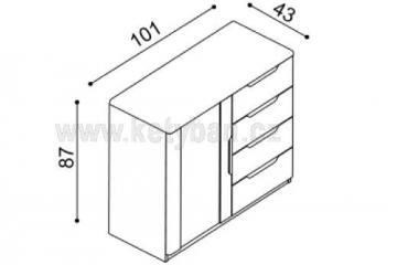 Komoda Flabo 2DZ4.