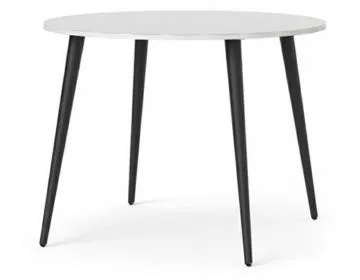 Jídelní stůl Retro 386 - bílá/černá