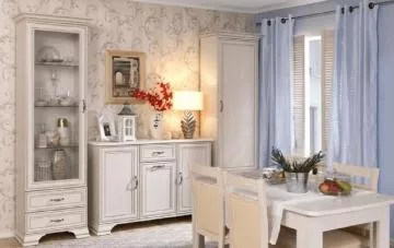 Vitrna 1W2S, woodline krem, TIFFY 04