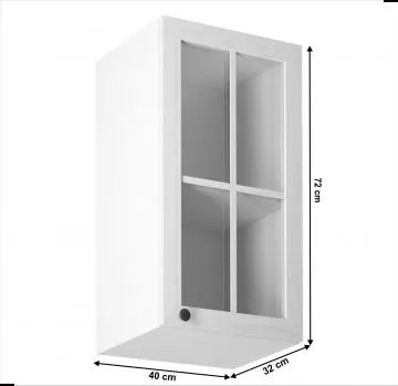 Horn skka se sklem G40S, prav, bl / sosna andersen, PROVANCE