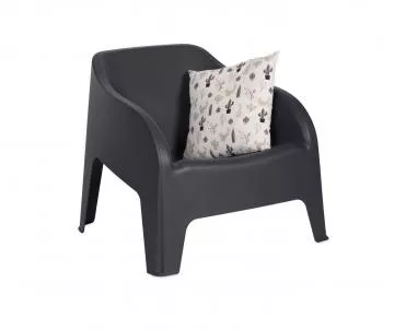 PETRA ARMCHAIR plastov keslo - grafit