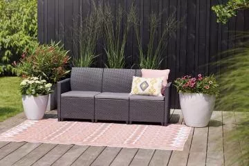 MARIE 3 SEATERS SOFA - grafit